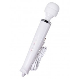 Белый жезловый вибромассажер L'EROINA Super Massager